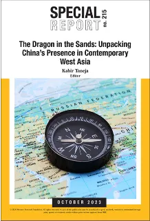 The Dragon in the Sands: Unpacking China’s Presence in Contemporary West Asia