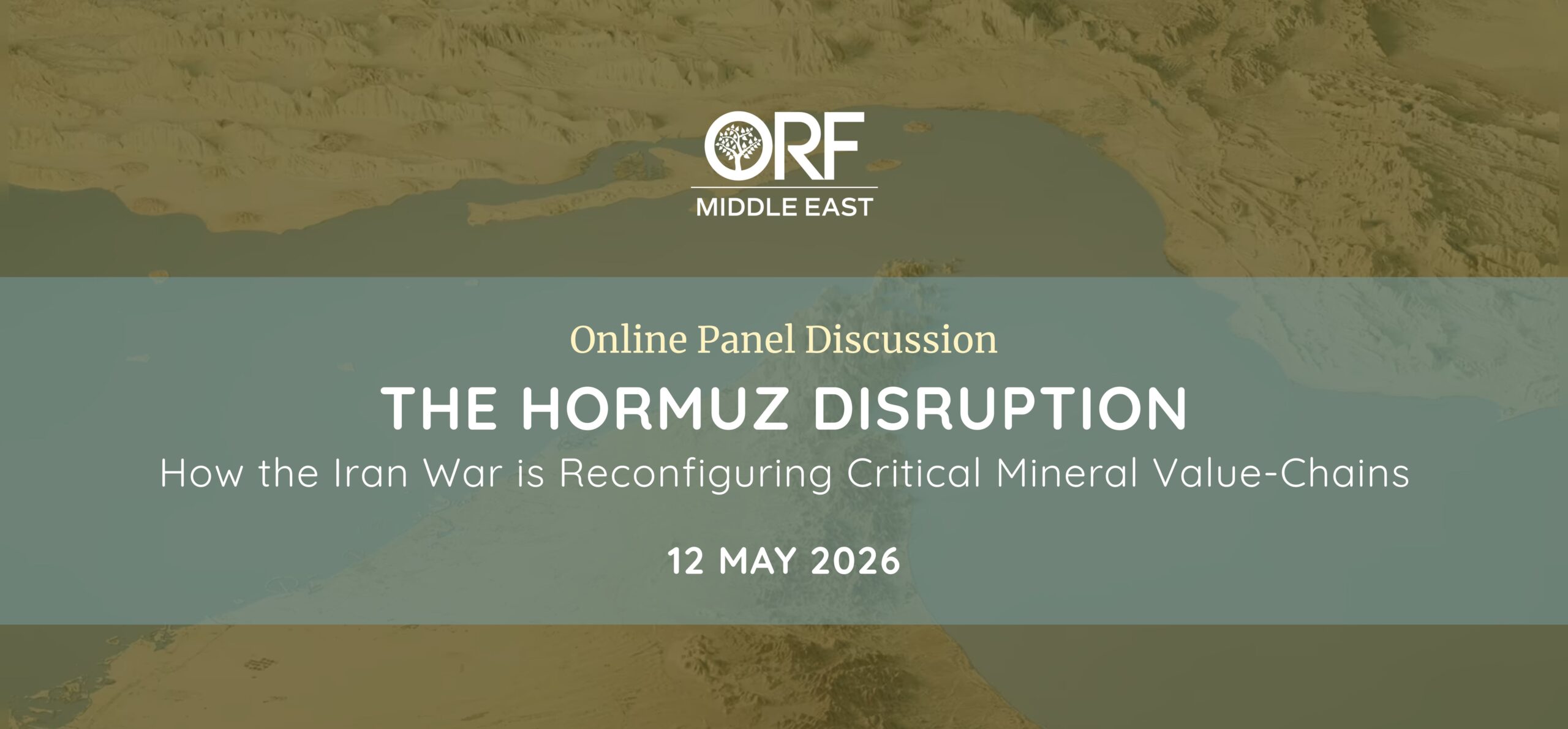 The Hormuz Disruption : How the Iran War is Reconfiguring Critical Mineral Value-Chains