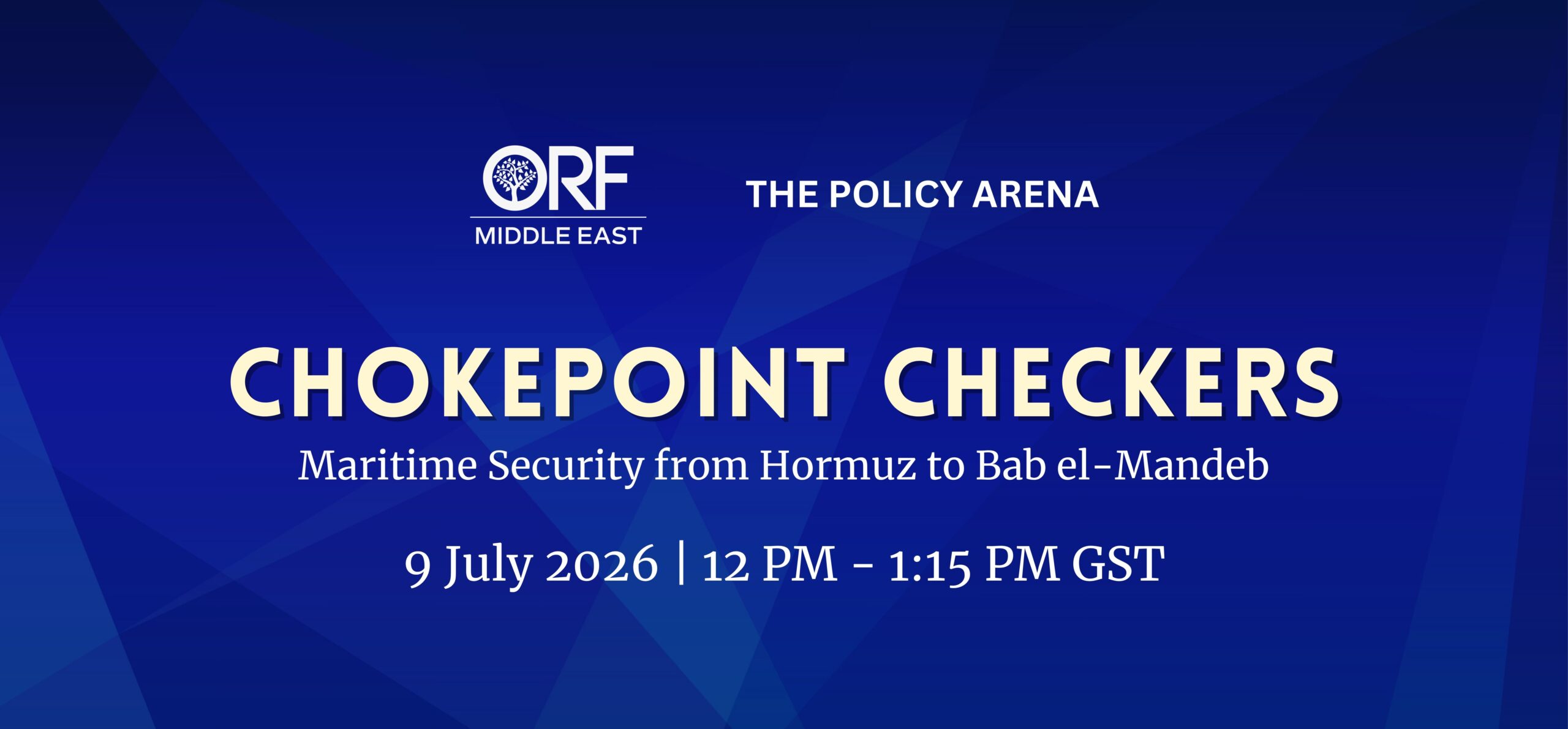 Chokepoint Checkers: Maritime Security from Hormuz to Bab el-Mandeb