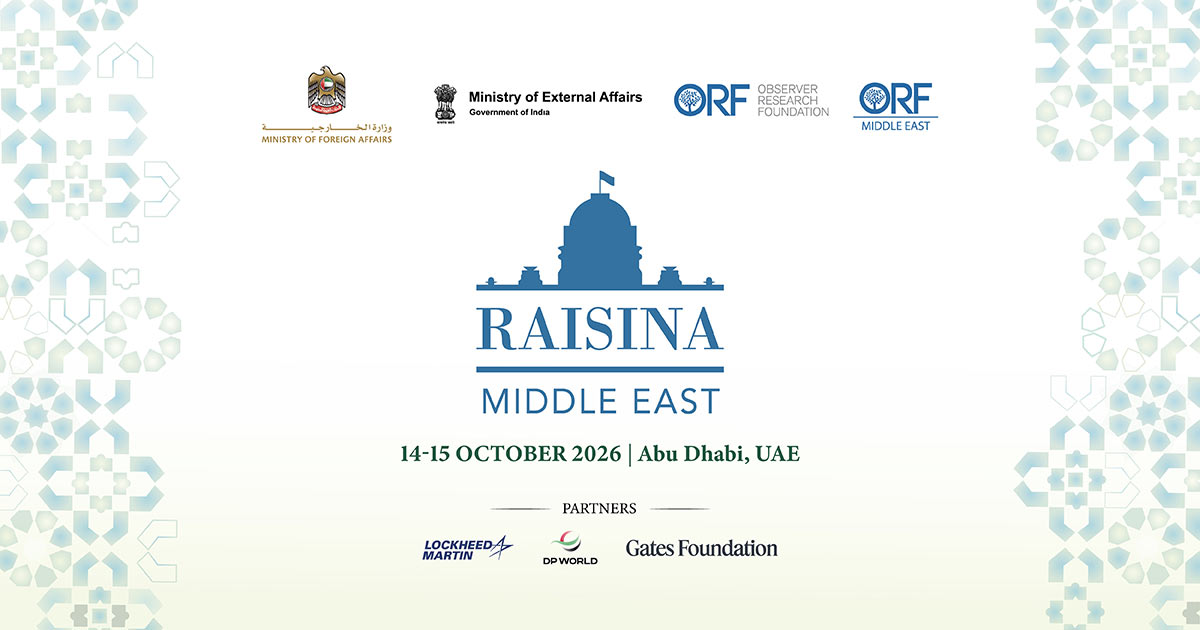 Raisina Middle East: Invest, Connect, Secure